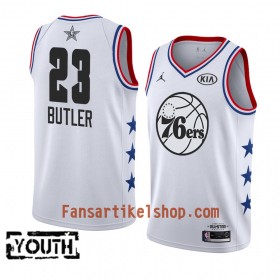Philadelphia 76ers Trikot Jimmy Butler 23 2019 All-Star Jordan Brand Weiß Swingman - Kinder